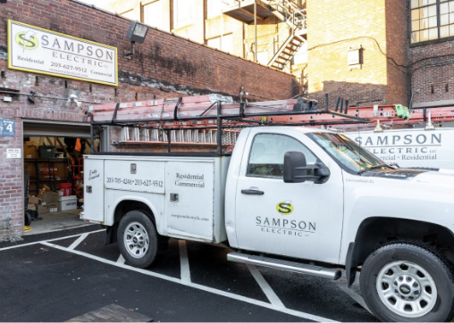 Sampson truck with ladder